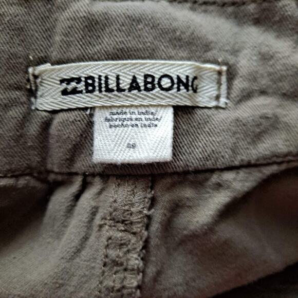 Billabong Day After Day Shorts High Waist Belted Bayleaf Green Womens Size 29 - Picture 11 of 15